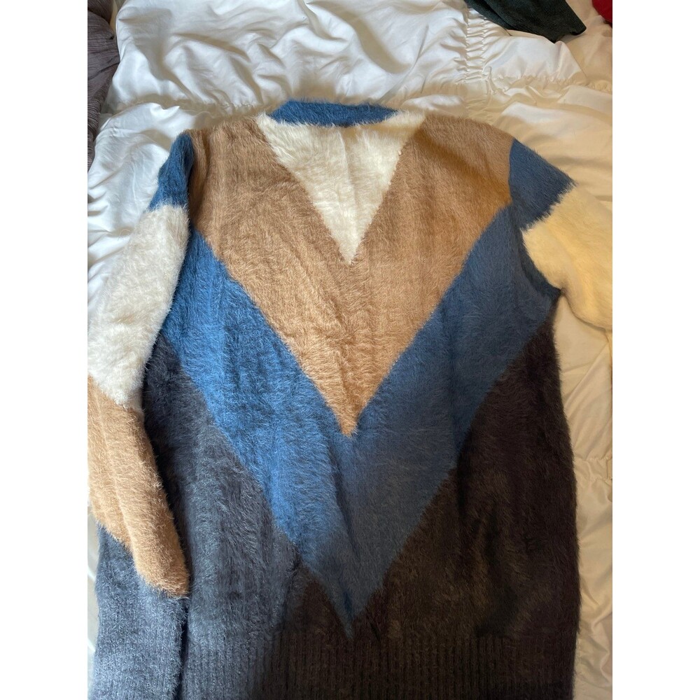 Promesa Multicolor Fuzzy Sweater/Pullover Sz S/M